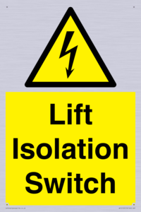 Lift Isolation Switch